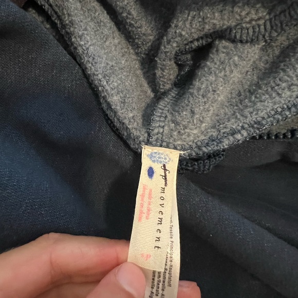 Free People Movement Think Future Fleece Hoodie Sweatshirt - Picture 6 of 6